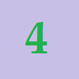 default number 4 puzzle icon