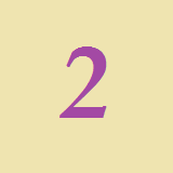 default number 2 puzzle icon